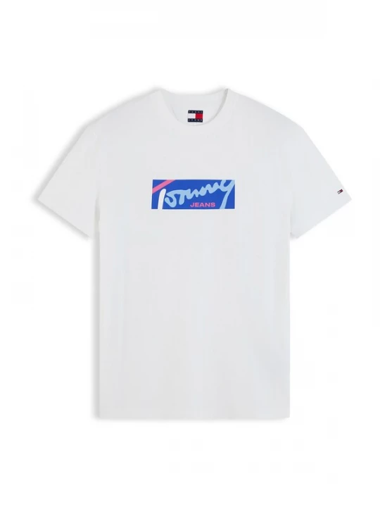 Foto van product Tommy Jeans Shirt navy / knalrood / wit