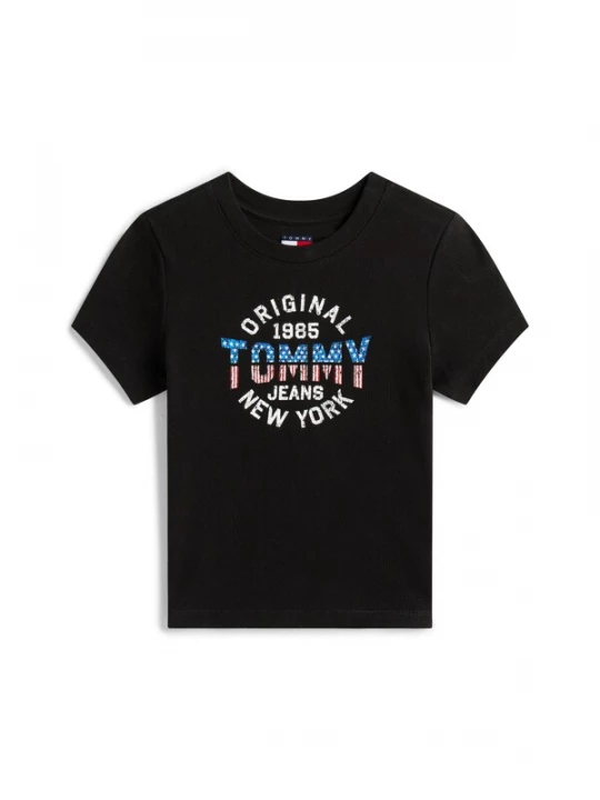 Foto van product Tommy Jeans Shirt 'New York' blauw / rood / zwart / wit