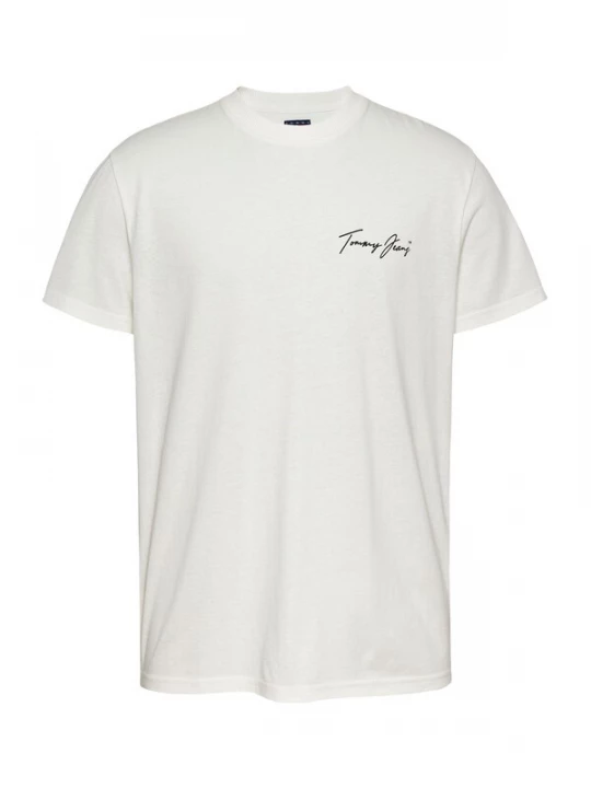 Foto van product Tommy Jeans Shirt 'NOVELTY' crème / saffier / lichtrood / zwart