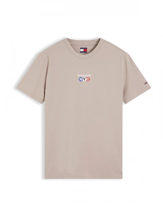 Foto van product Tommy Jeans Shirt 'NYC' blauw / taupe / rood / wit