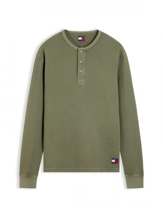 Foto van product Tommy Jeans Shirt olijfgroen