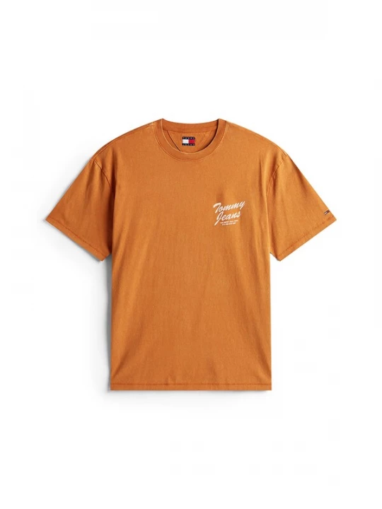 Foto van product Tommy Jeans Shirt oranje / natuurwit