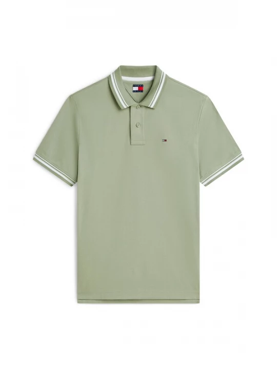 Foto van product Tommy Jeans Shirt pastelgroen / wit