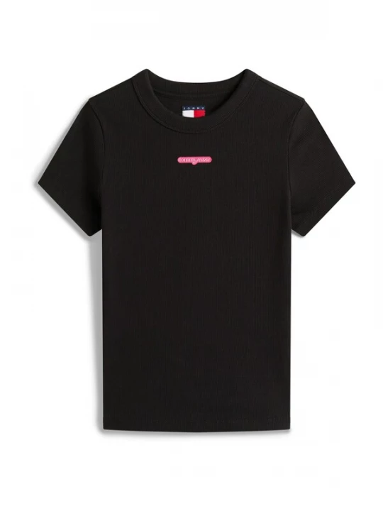 Foto van product Tommy Jeans Shirt rood / zwart