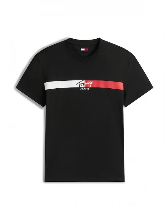 Foto van product Tommy Jeans Shirt rood / zwart / wit