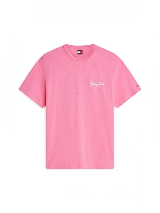 Foto van product Tommy Jeans Shirt saffier / lichtgroen / roze gemêleerd / wit