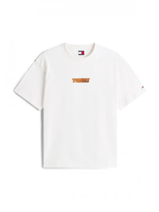 Foto van product Tommy Jeans Shirt safraan / wit