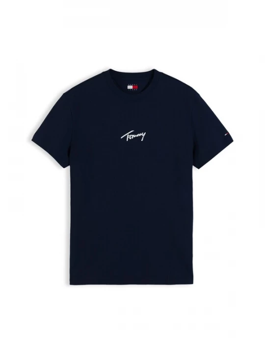 Foto van product Tommy Jeans Shirt 'SIGNATURE PLAY' marine / offwhite