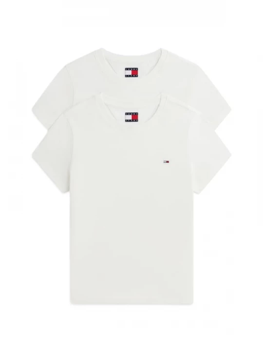Foto van product Tommy Jeans Shirt 'Slim T' wit