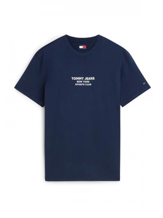 Foto van product Tommy Jeans Shirt 'SPORTS CLUB' donkerblauw / wit