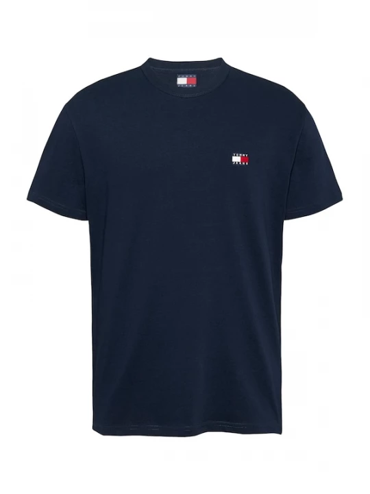 Foto van product Tommy Jeans Shirt 'Tommy Badge' navy / cranberry / wit