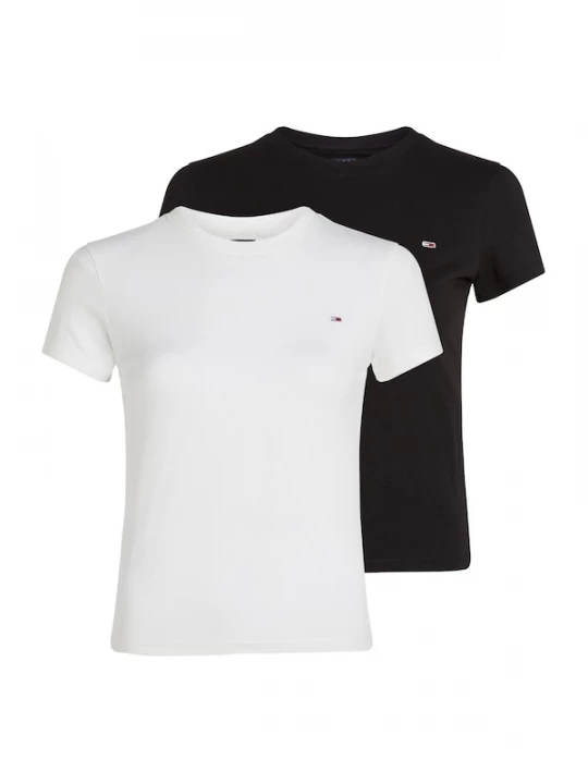 Foto van product Tommy Jeans Shirt zwart / wit
