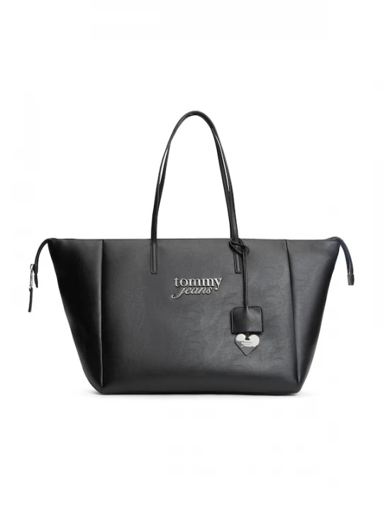 Foto van product Tommy Jeans Shopper zwart / zilver