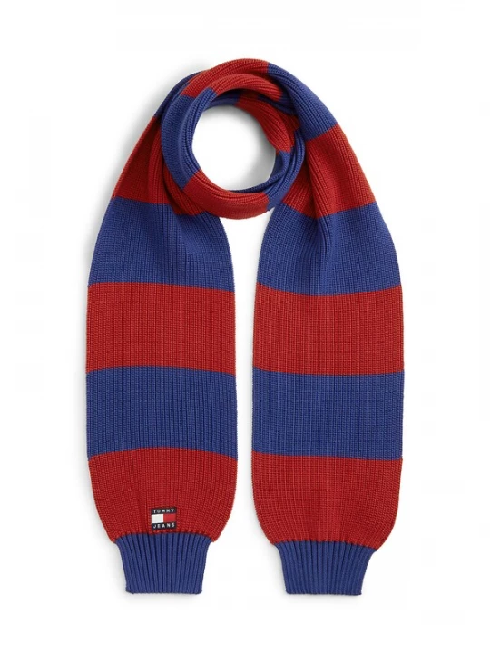 Foto van product Tommy Jeans Sjaal 'Heritage' blauw / rood