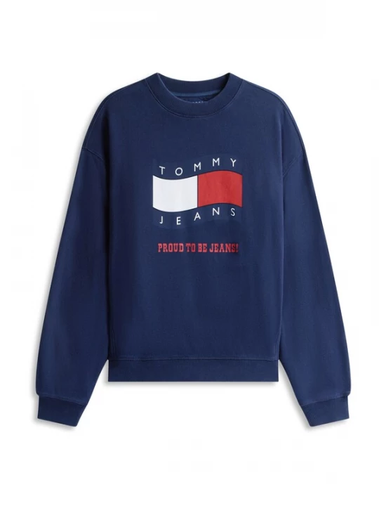 Foto van product Tommy Jeans Sweatshirt '90S' navy / rood / wit