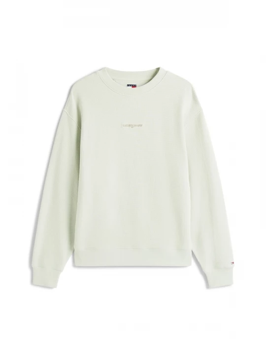 Foto van product Tommy Jeans Sweatshirt beige / navy / lichtgroen / rood