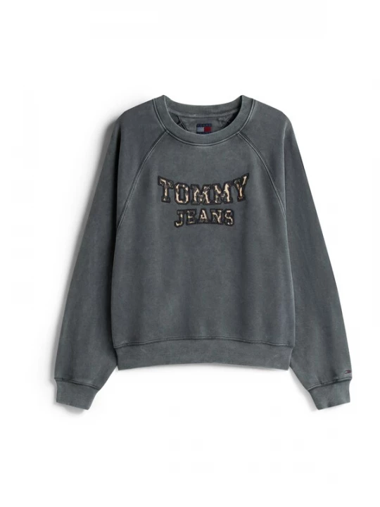 Foto van product Tommy Jeans Sweatshirt beige / zwart