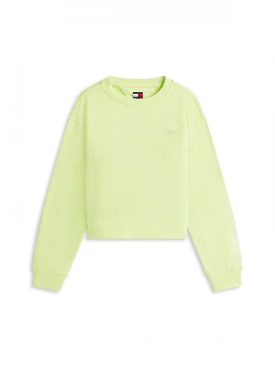 Foto van product Tommy Jeans Sweatshirt 'Crew' grasgroen