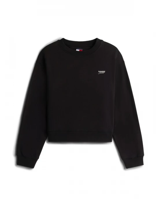 Foto van product Tommy Jeans Sweatshirt 'Crew' zwart / zilver