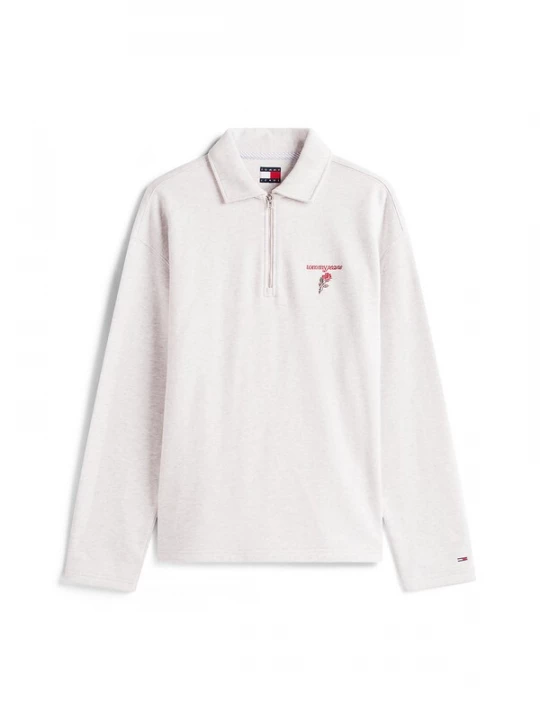 Foto van product Tommy Jeans Sweatshirt grijs gemêleerd / gemengde kleuren