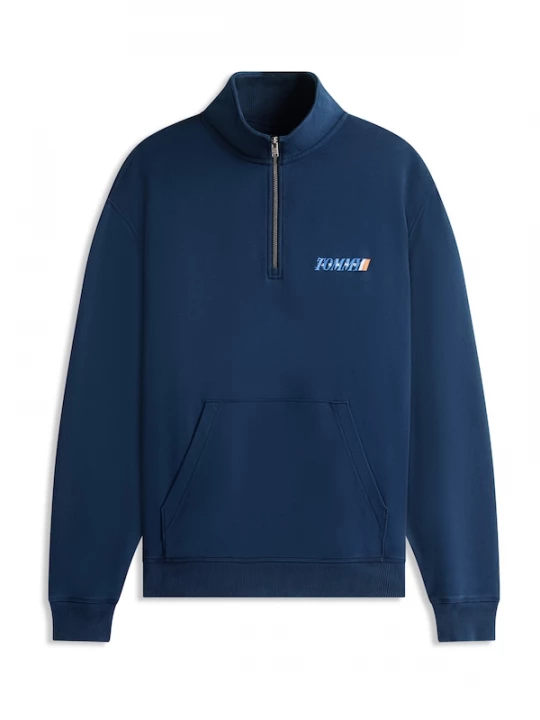 Foto van product Tommy Jeans Sweatshirt navy / azuur / lichtoranje / wit