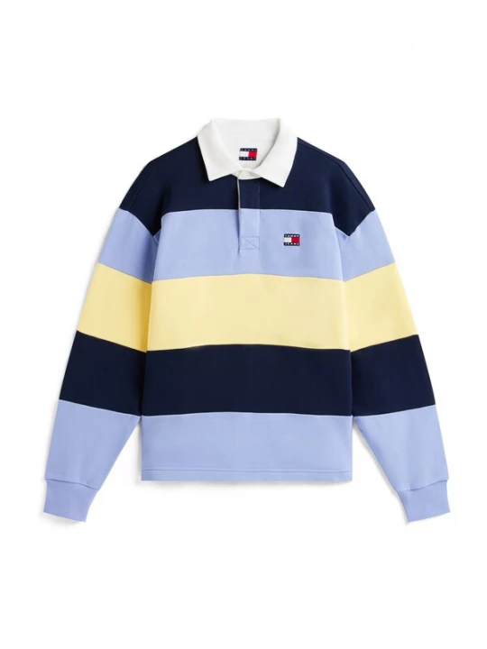 Foto van product Tommy Jeans Sweatshirt navy / duifblauw / pasteelgeel