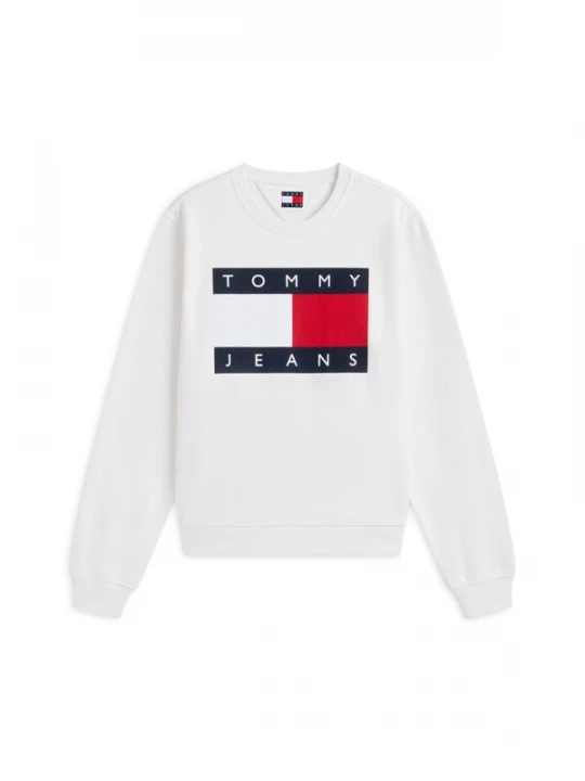Foto van product Tommy Jeans Sweatshirt navy / rood / wit