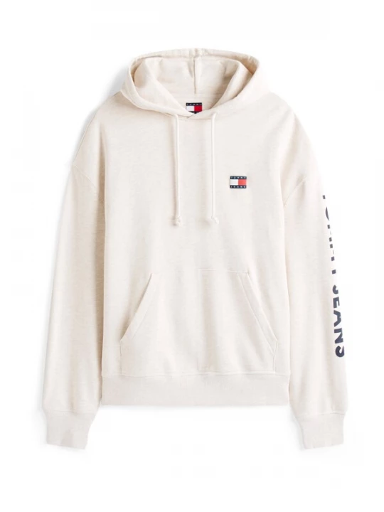 Foto van product Tommy Jeans Sweatshirt 'NEW CLASSICS' ecru / navy / cranberry