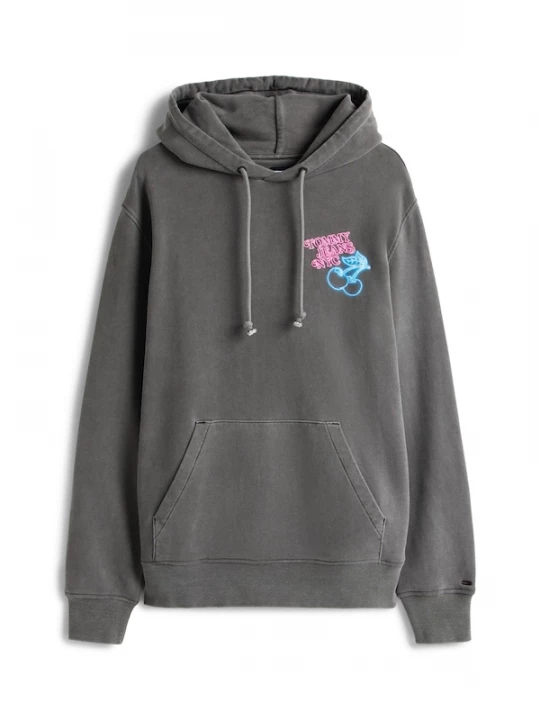 Foto van product Tommy Jeans Sweatshirt 'NOVELTY FAIR' azuur / pink / zwart