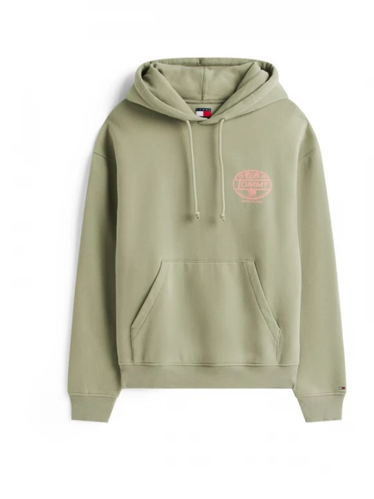 Foto van product Tommy Jeans Sweatshirt 'NOVELTY' pastelgroen / wit