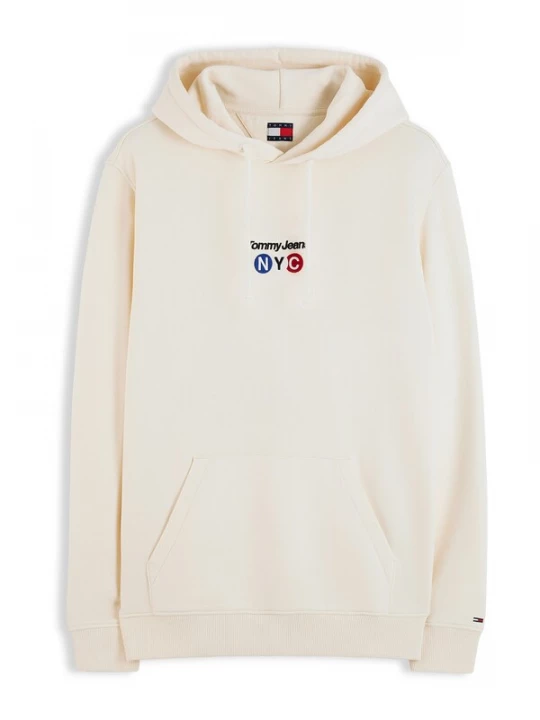 Foto van product Tommy Jeans Sweatshirt 'NYC' crème / blauw / rood / zwart