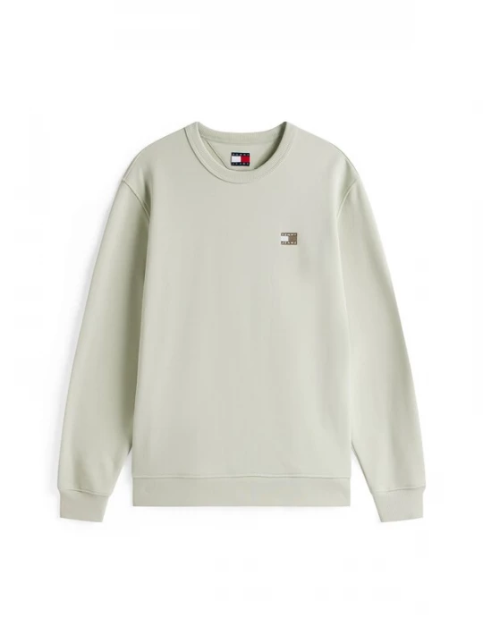 Foto van product Tommy Jeans Sweatshirt olijfgroen / lichtgroen / wit