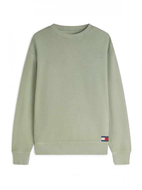 Foto van product Tommy Jeans Sweatshirt pastelgroen