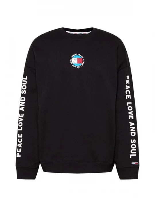 Foto van product Tommy Jeans Sweatshirt zwart / wit