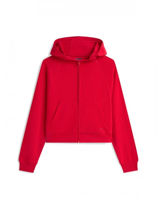 Foto van product Tommy Jeans Sweatvest bloedrood