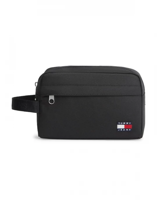 Foto van product Tommy Jeans Toilettas 'Essential Logo Strap' zwart