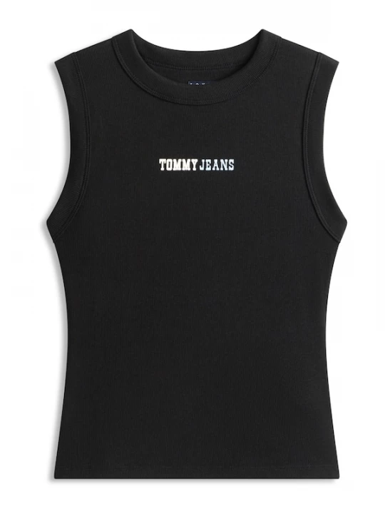Foto van product Tommy Jeans Top 'ESS' pastelblauw / zwart / wit