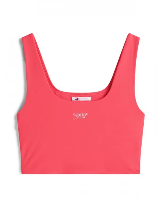 Foto van product Tommy Jeans Top lichtrood / zilver