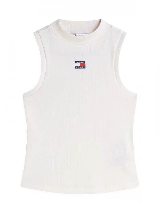 Foto van product Tommy Jeans Top 'Tommy Badge Slim Tank' navy / rood / wit