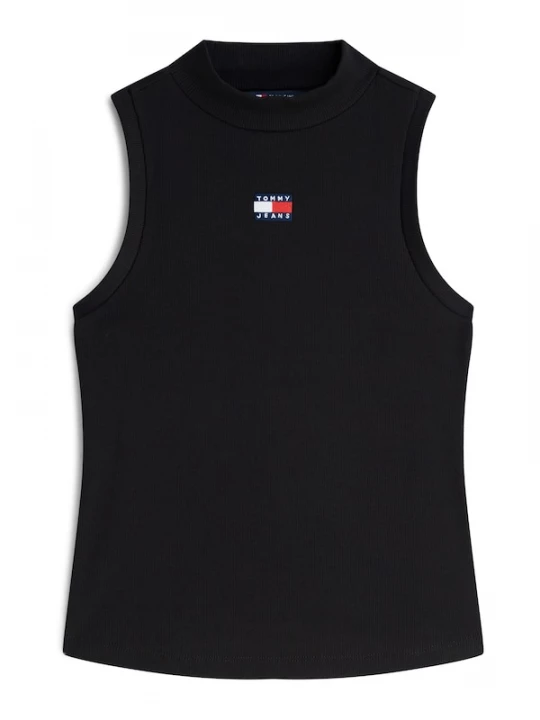 Foto van product Tommy Jeans Top 'Tommy Badge Slim Tank' zwart