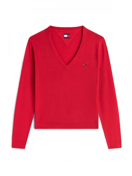 Foto van product Tommy Jeans Trui 'ESSENTIAL' rood