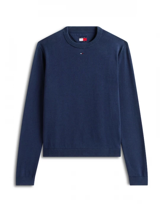 Foto van product Tommy Jeans Trui 'Flag Embroidery' navy / rood / wit