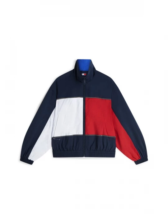 Foto van product Tommy Jeans Tussenjas 'Back Logo Regatta Oversized' navy / rood / wit