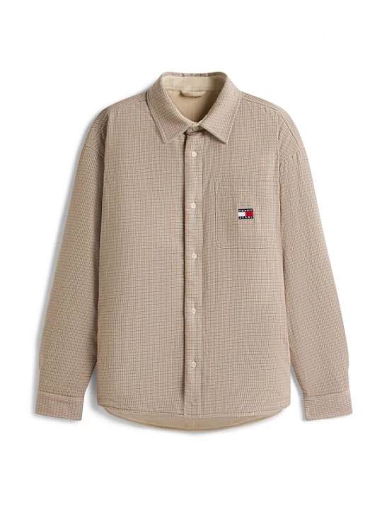 Foto van product Tommy Jeans Tussenjas beige / blauw / rood
