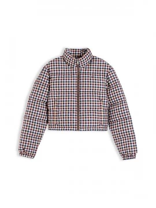 Foto van product Tommy Jeans Tussenjas beige / ecru / marine / rood