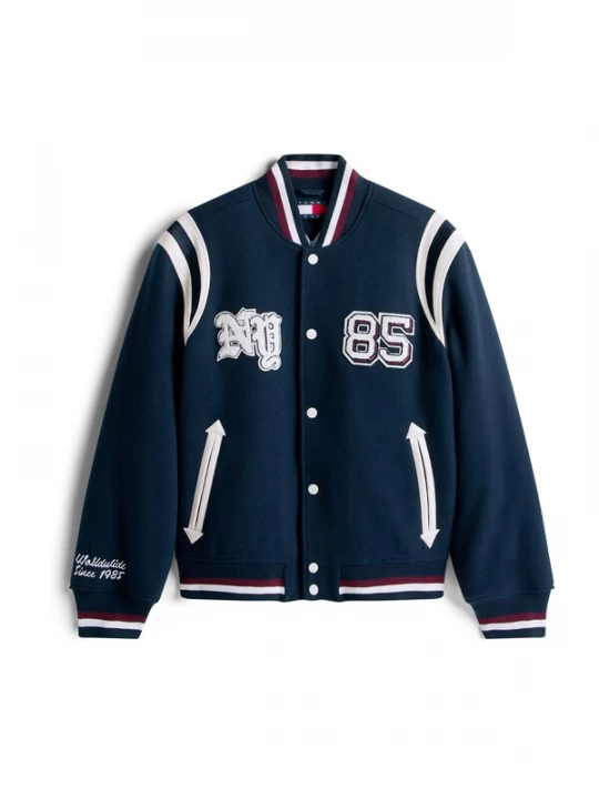 Foto van product Tommy Jeans Tussenjas 'BEST' navy / knalrood / wit