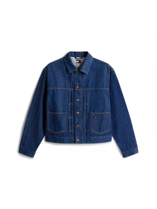 Foto van product Tommy Jeans Tussenjas blauw denim