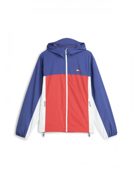 Foto van product Tommy Jeans Tussenjas 'Chicago' navy / lichtrood / natuurwit