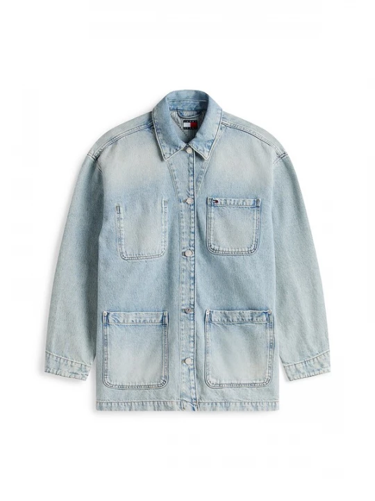 Foto van product Tommy Jeans Tussenjas 'CHORE' blauw denim