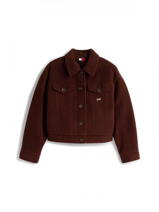 Foto van product Tommy Jeans Tussenjas donkerbruin